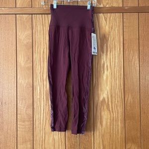 NWT Align SHR crop 23” *velvet